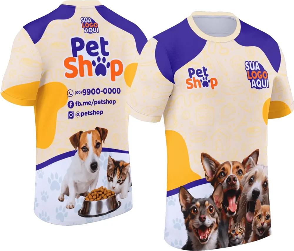 Camisa Pet Shop Modelo 018