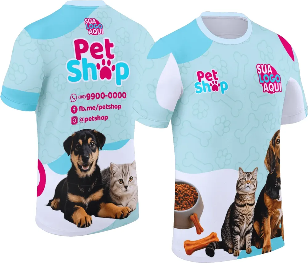 Camisa Pet Shop Modelo 021
