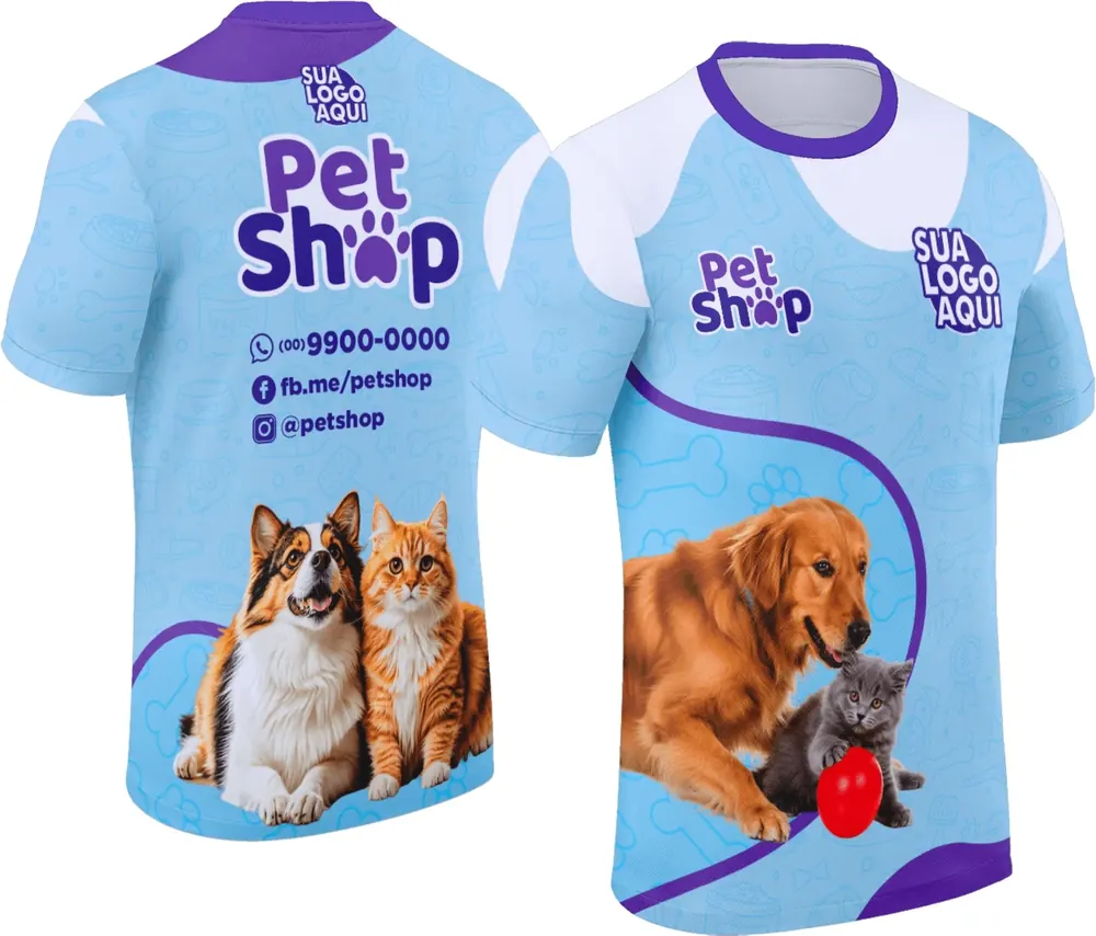 Camisa Pet Shop Modelo 024