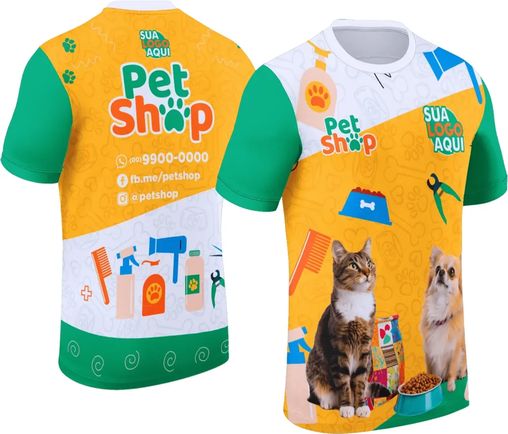 Camisa Pet Shop Modelo 028