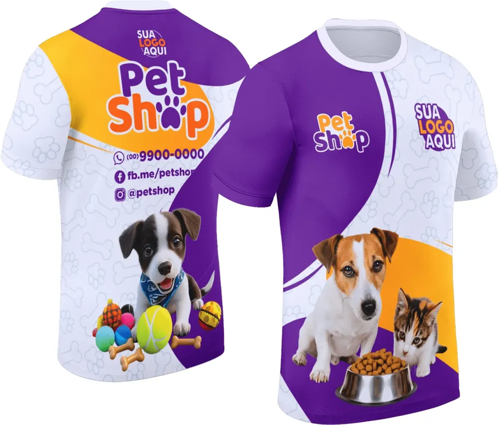 Camisa Pet Shop Modelo 039