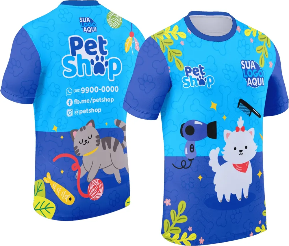Camisa Pet Shop Modelo 045