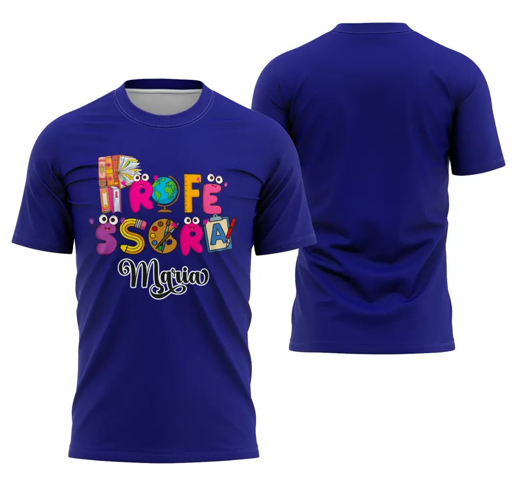 Camisa Professora Personalizada Modelo 91