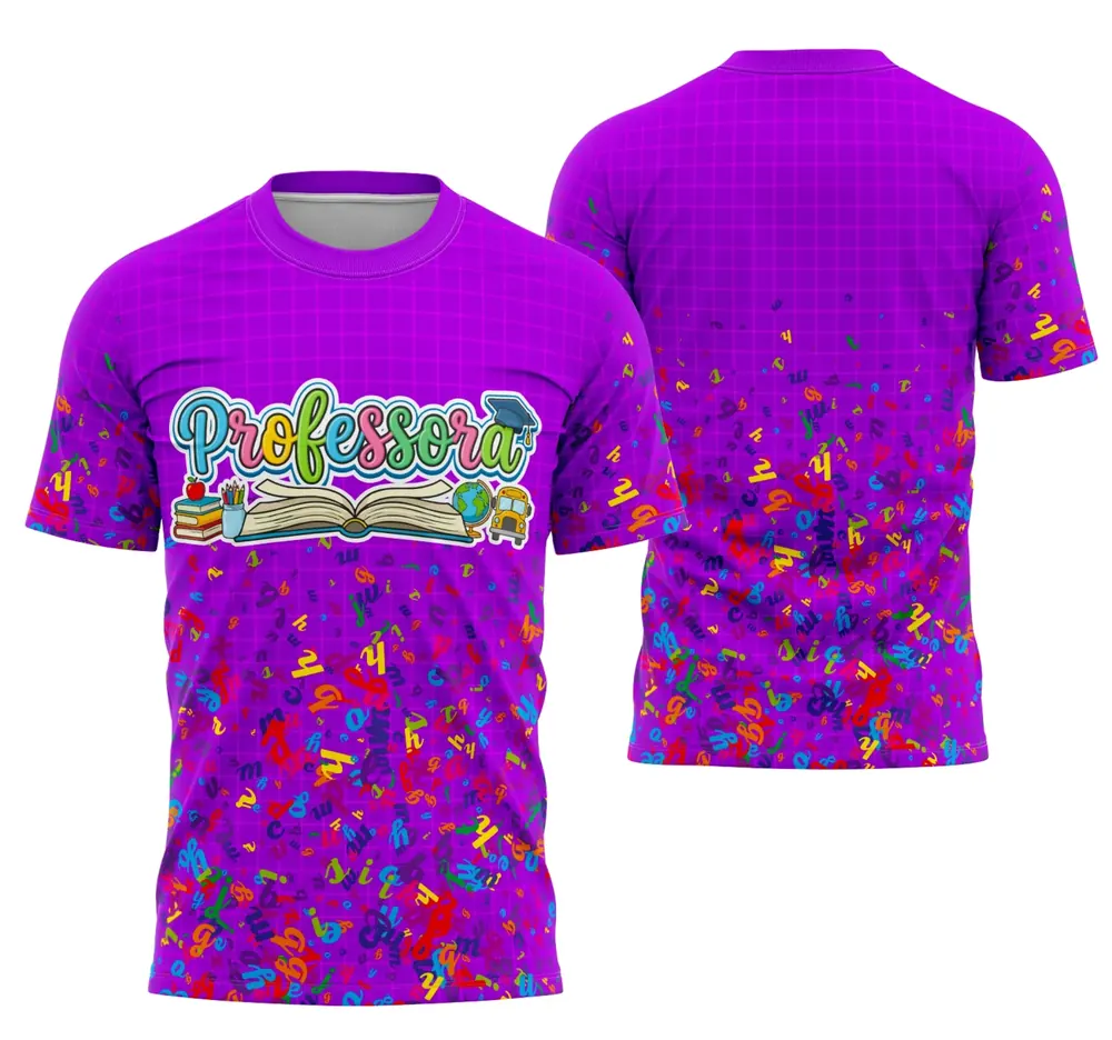 Camisa Professora Personalizada Modelo 110