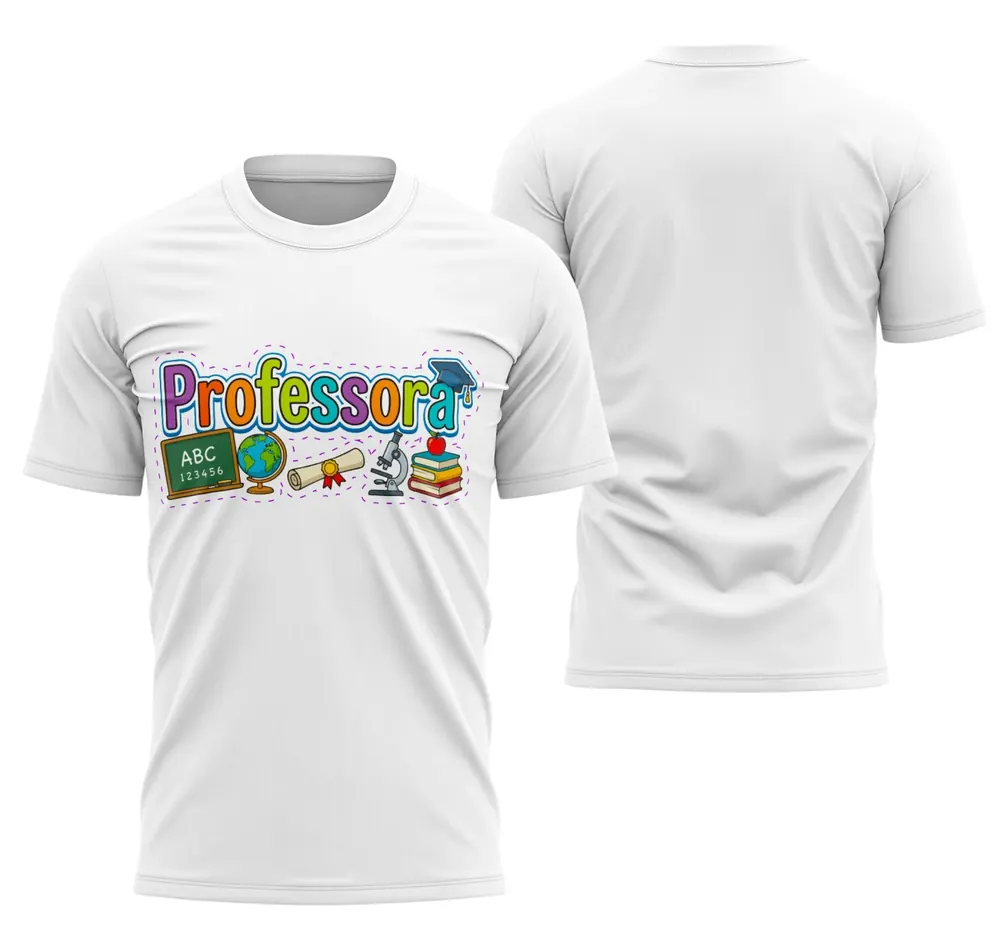 Camisa Professora Personalizada Modelo 87