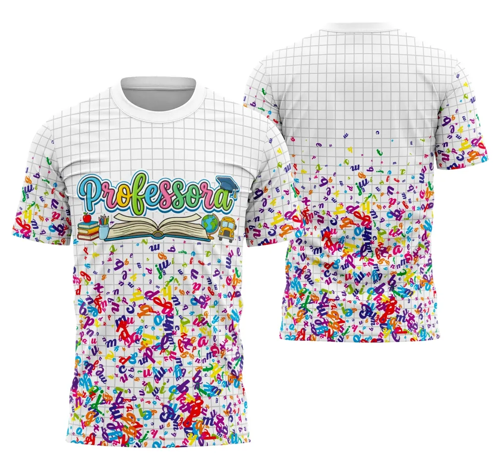 Camisa Professora Personalizada Modelo 108