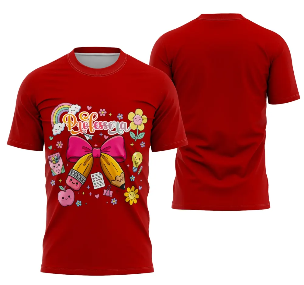 Camisa Professora Personalizada Modelo 82