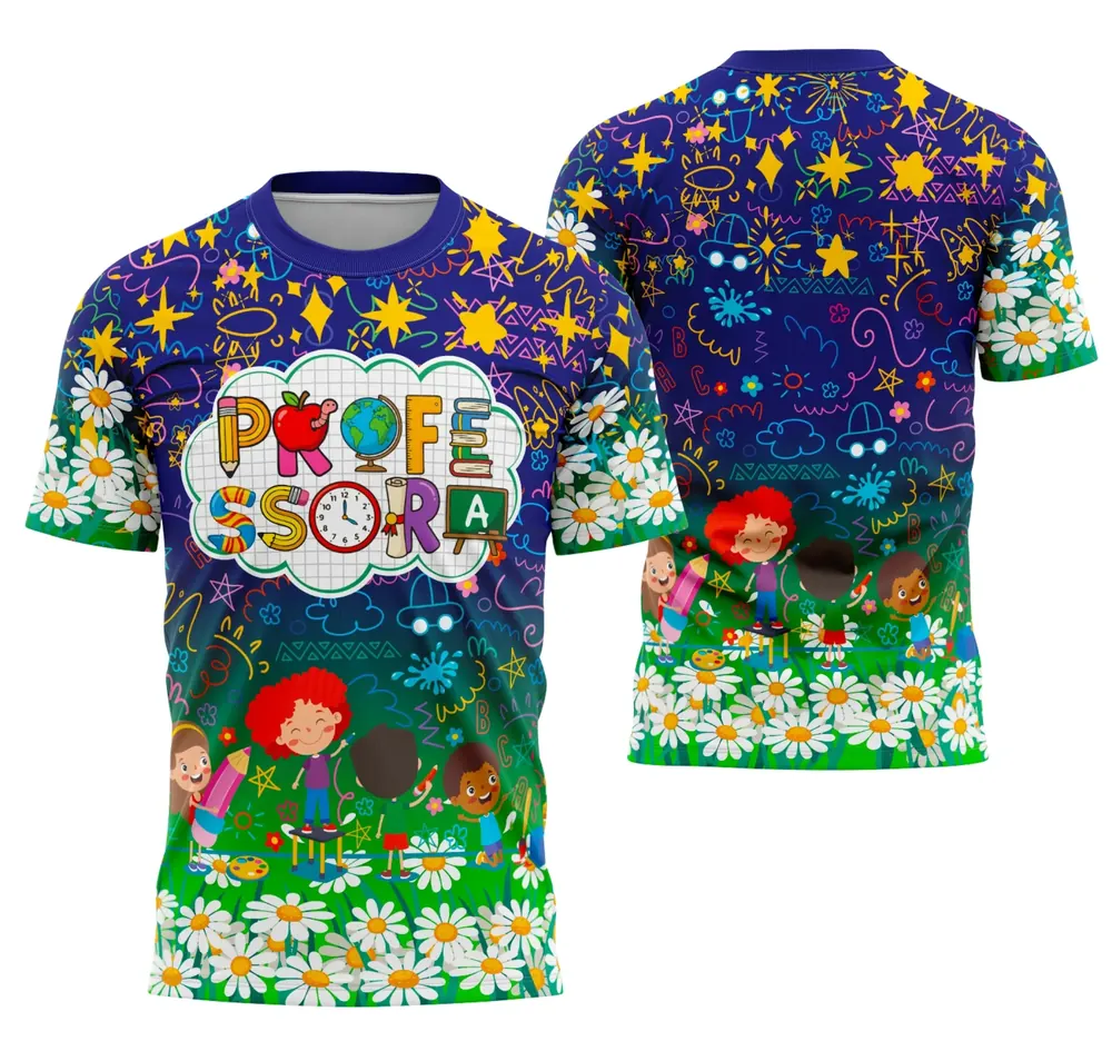 Camisa Professora Personalizada Modelo 97