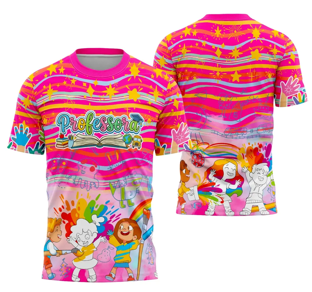Camisa Professora Personalizada Modelo 102