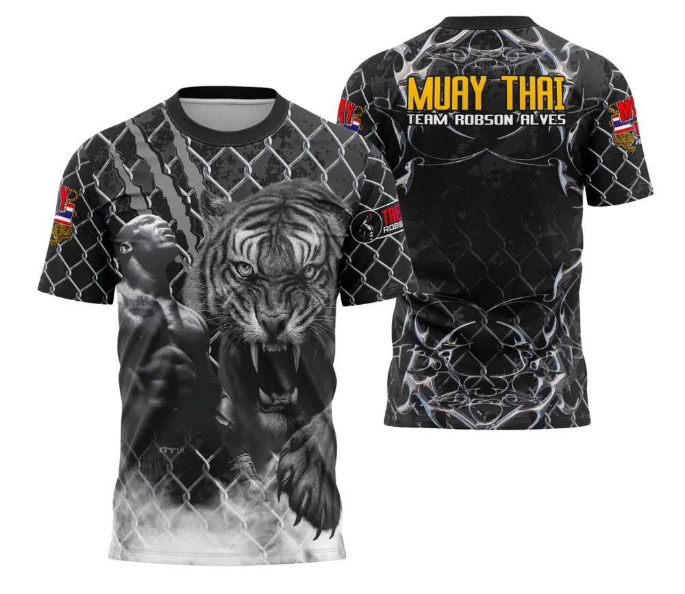 Arte Camisa Muay Thai - Profissão Modelo 03