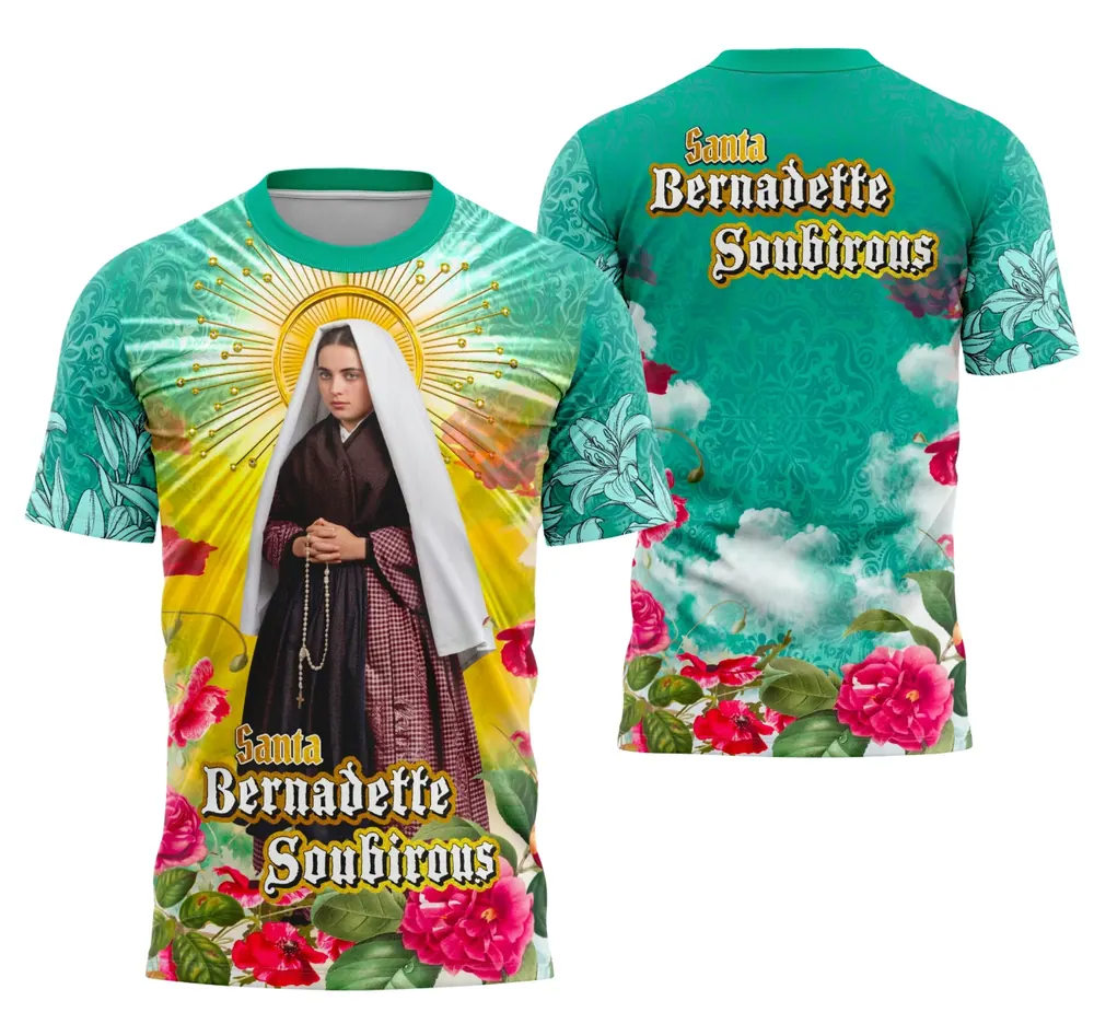Camisa Santa Bernadette Soubirous - Religião Modelo 02