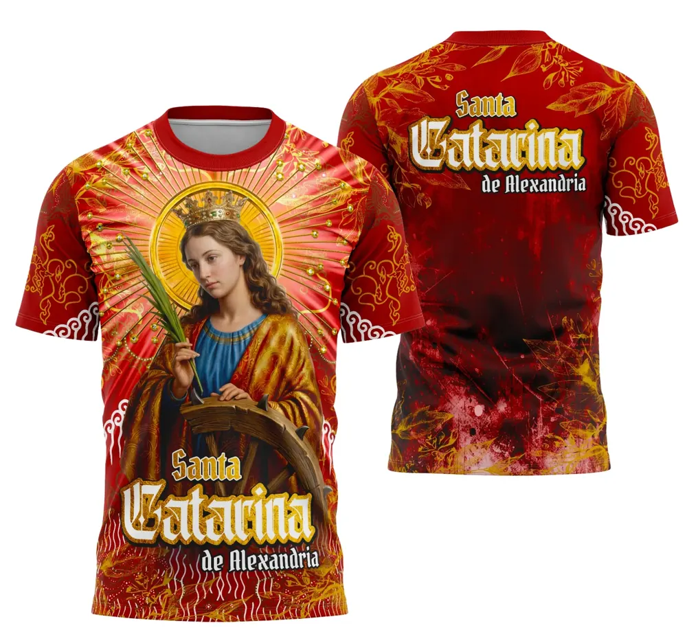 Camisa Santa Catarina de Alexandria (4)