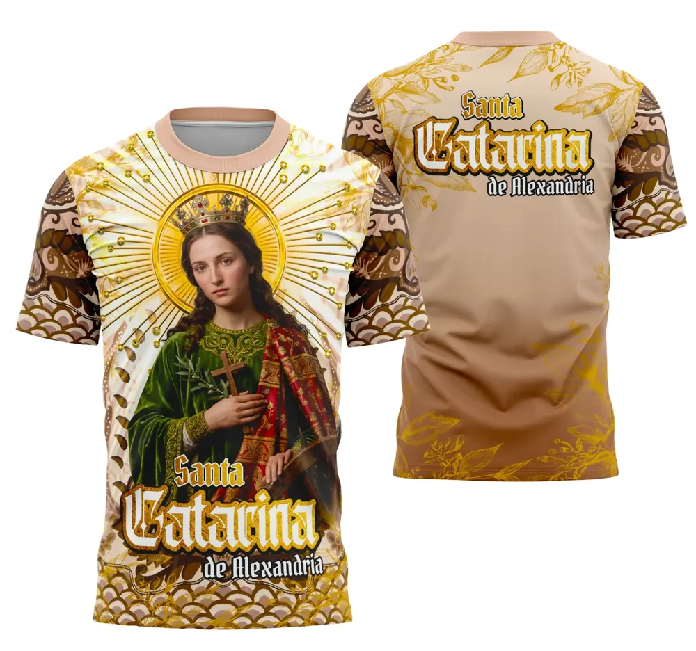 Camisa Santa Catarina de Alexandria (5)