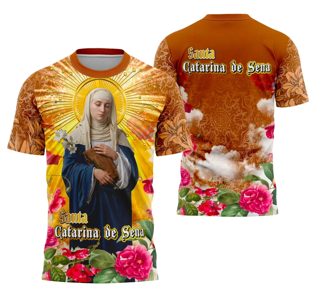 Camisa Santa Catarina de Sena - Religião