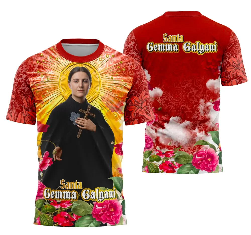 Camisa Santa Gemma Galgani - Religião