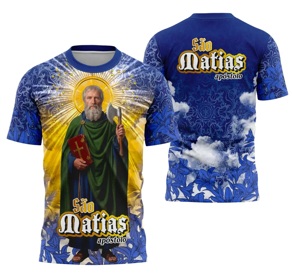 Camisa São Matias - Religião Modelo 03