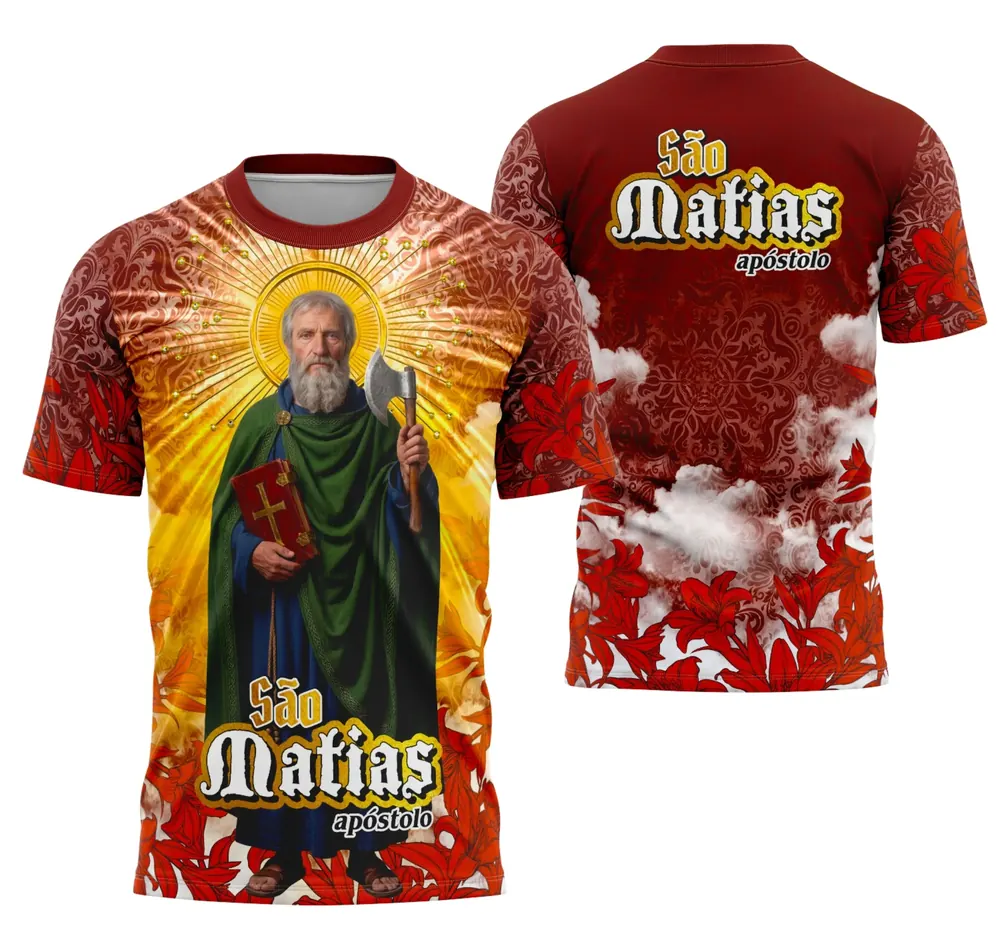 Camisa São Matias - Religião Modelo 02