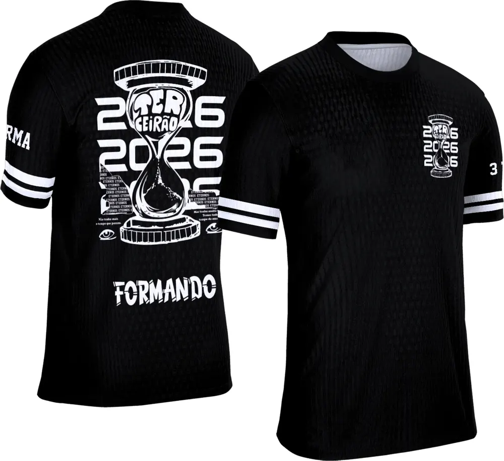 Arte Camisa Terceirão Ampulheta Modelo 02