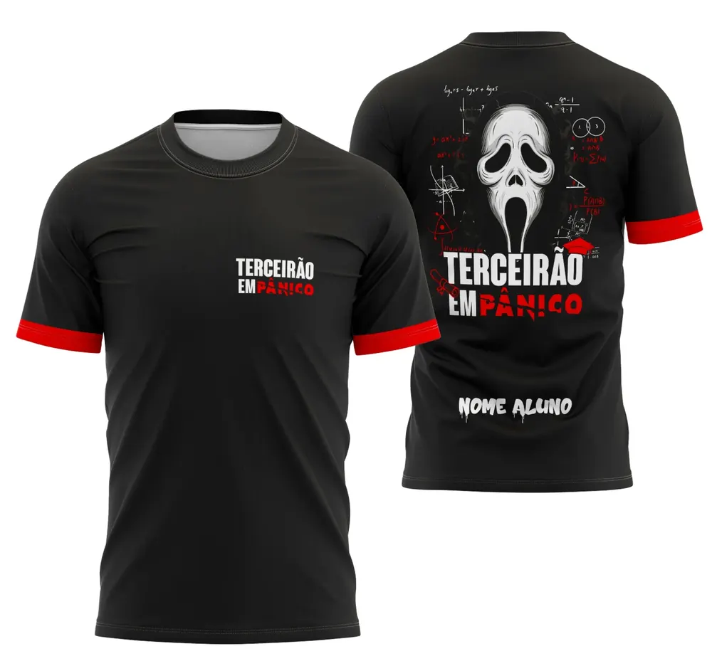 Arte Camisa Terceirão em Pânico