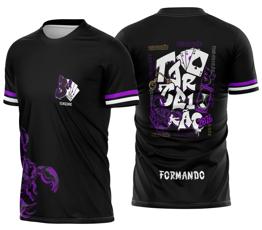 Arte Camisa Terceirão Escorpião Modelo 3