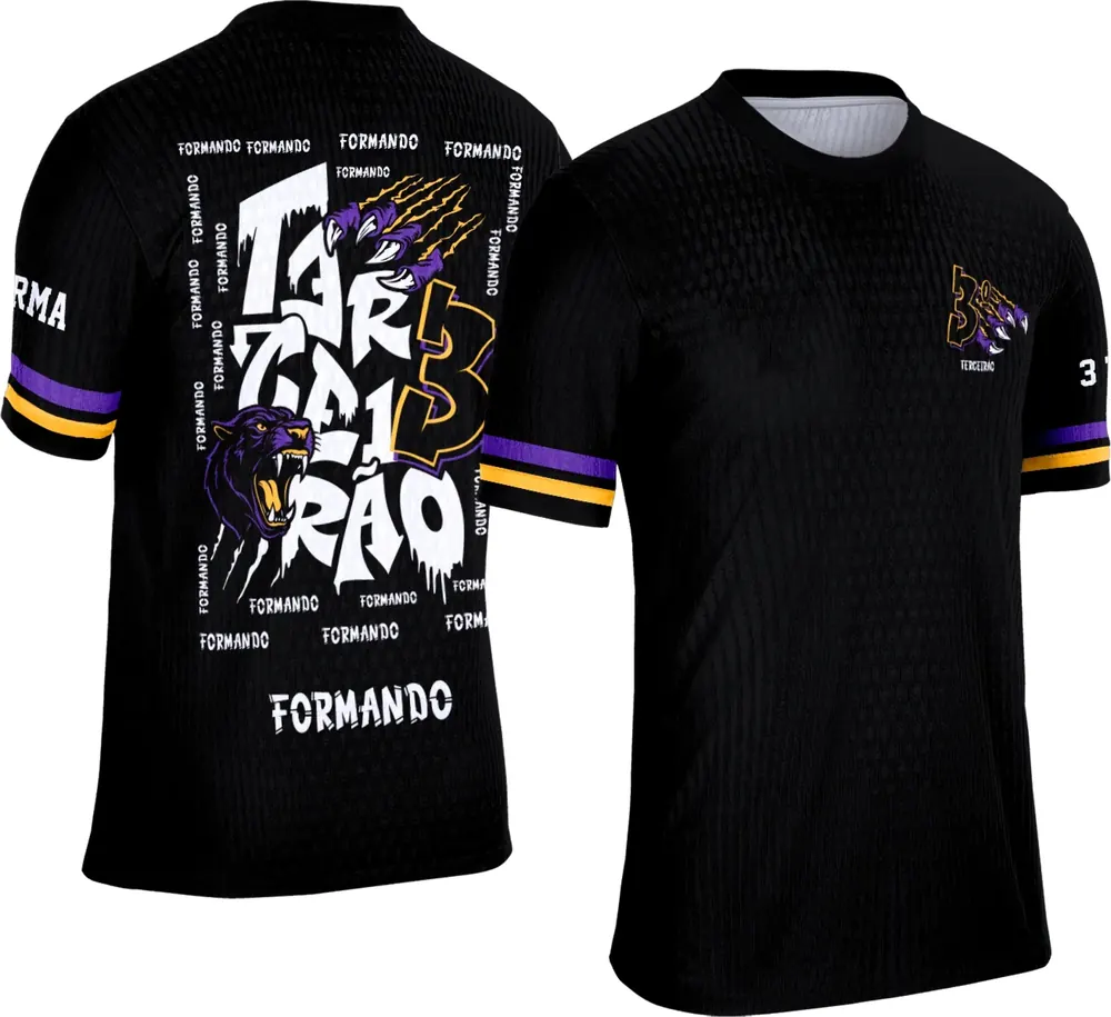 Arte Camisa Terceirão Pantera Garras