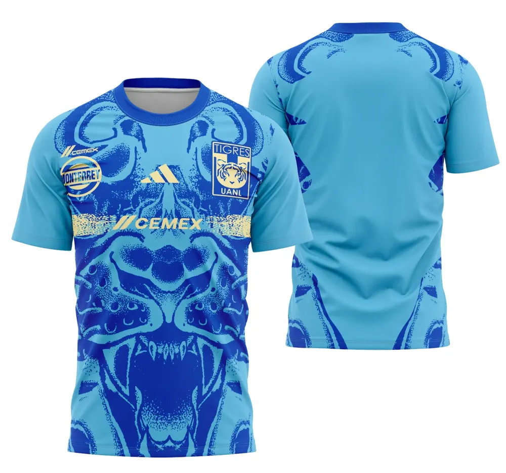 Arte Camisa Tigres Kit Away 2025-26