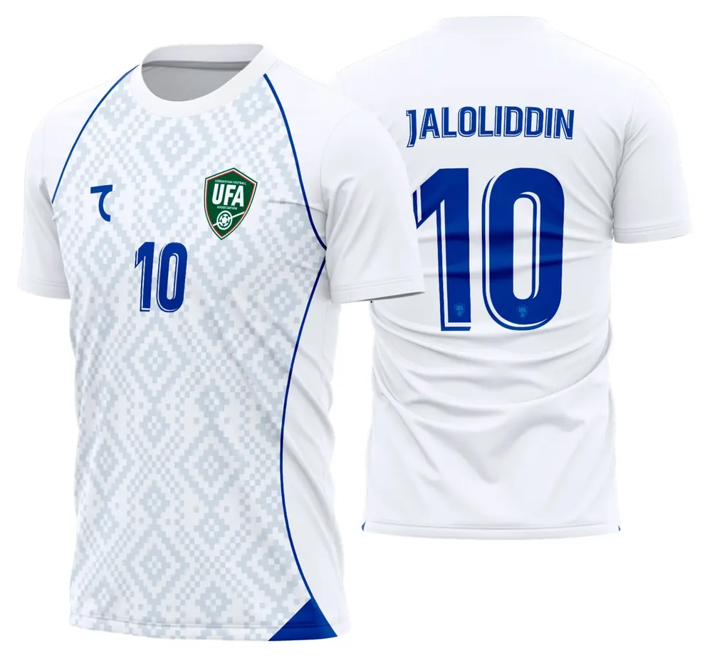Arte Camisa Uzbequistão Reserva 2026 - 2028