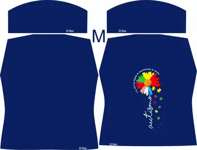 Camisa Autismo | Autismo | APAE Modelo 08