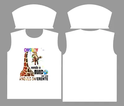 Camisa Autismo | Autismo | APAE Modelo 03