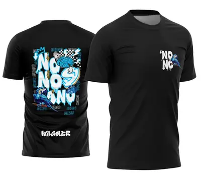 Arte Camisa Nono Ano Arara Azul Modelo 03