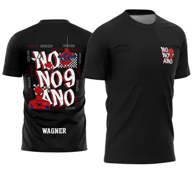 Camisa Formandos do Nono Ano Homem Aranha
