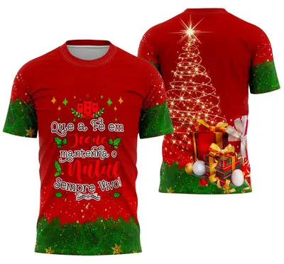Camisa Modelo de de Natal 2025 Modelo 04