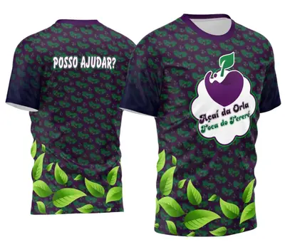 Arte Camisa Açaí - Profissão Modelo 03