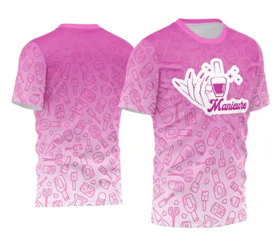 Arte Camisa Manicure - Profissão Modelo 11