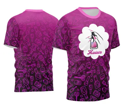 Arte Camisa Manicure - Profissão Modelo 05