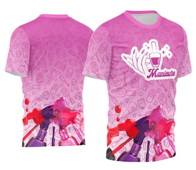 Arte Camisa Manicure - Profissão Modelo 09