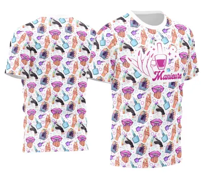 Arte Camisa Manicure - Profissão Modelo 14