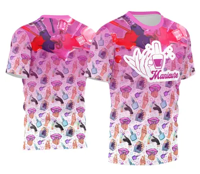 Arte Camisa Manicure - Profissão Modelo 13