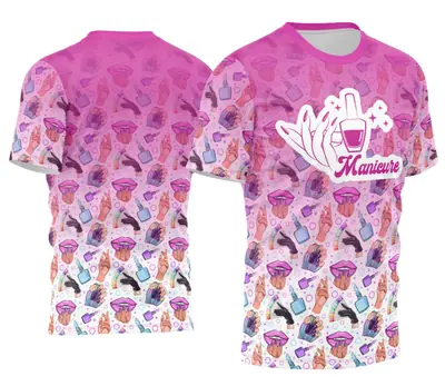 Arte Camisa Manicure - Profissão Modelo 15
