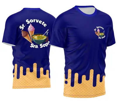 Arte Camisa Sorveteria - Profissão Modelo 03