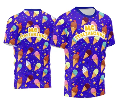 Arte Camisa Sorveteria - Profissão Modelo 04