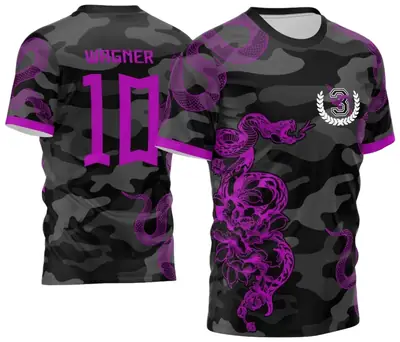 Arte Vetor Camisa Cobra Serpente Conceito 2024 Camuflagem