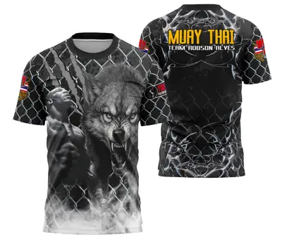 Arte Camisa Muay Thai - Profissão Modelo 02