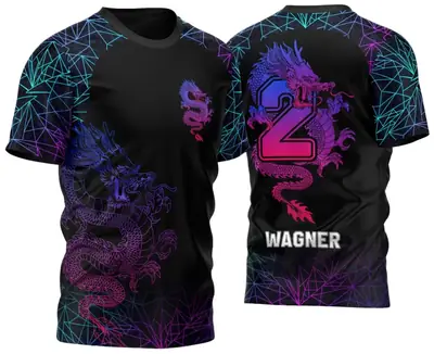 Arte Vetor Camisa Segundão 2024 Dragão