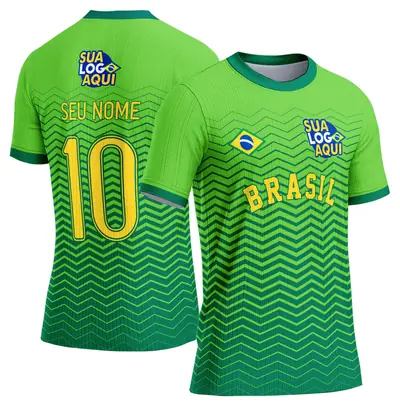 Arte Camisa Brasil Copa do Mundo 2026 Modelo 08