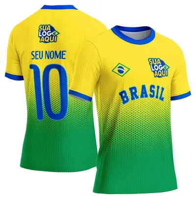 Arte Camisa Brasil Copa do Mundo 2026 Modelo 03