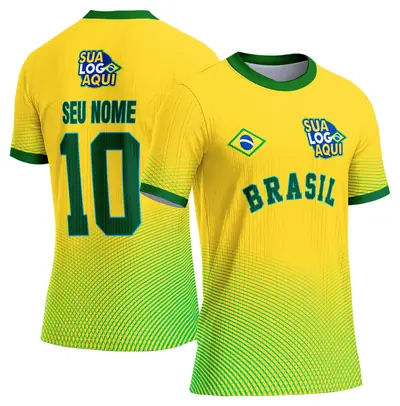 Arte Camisa Brasil Copa do Mundo 2026 Modelo 02