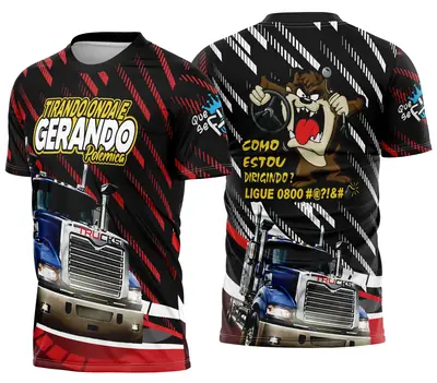 Arte Camisa Caminhoneiro Personalizada Modelo 02