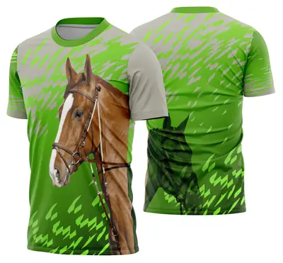 Camisa Cavalgada Vaquejada Cavalo Modelo 19