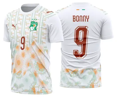 Arte Camisa Costa do Marfim Reserva 2026 - 2028